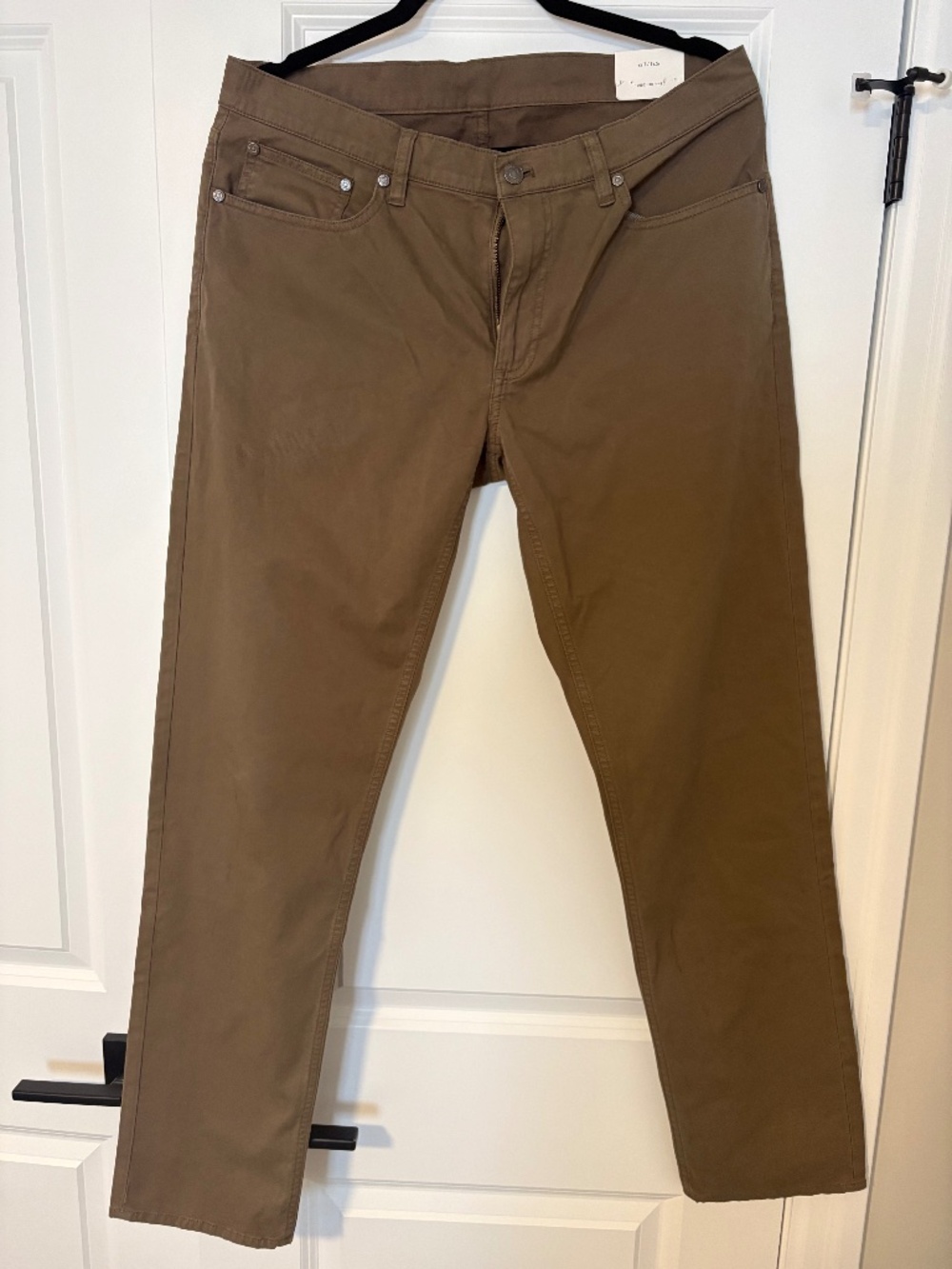 NWT - Brooks Brothers Pants Mens W34 Brown 5-Pocket Straight Leg Chino